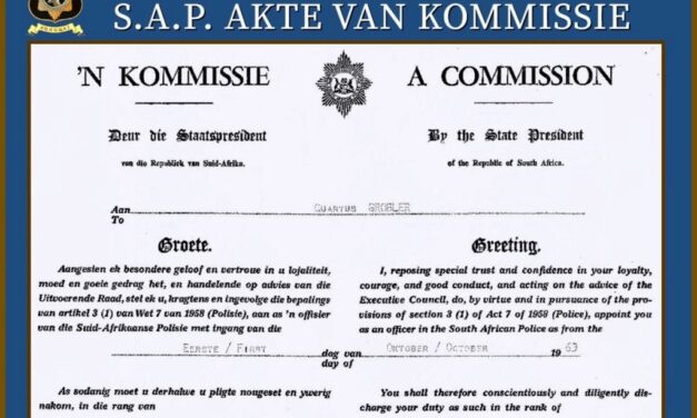 AKTE VAN KOMMISSIE SA POLISIE