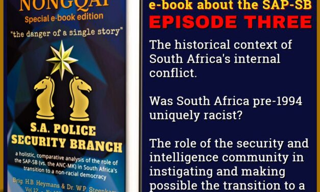 S.A. POLICE SECURITY BRANCH SERIES #3