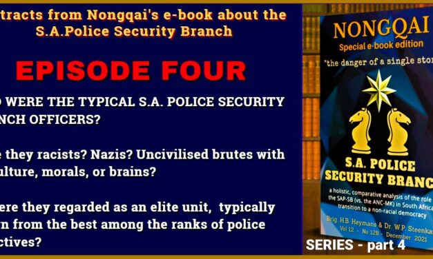 S A POLICE SECURITY BRANCH SERIES PART 4