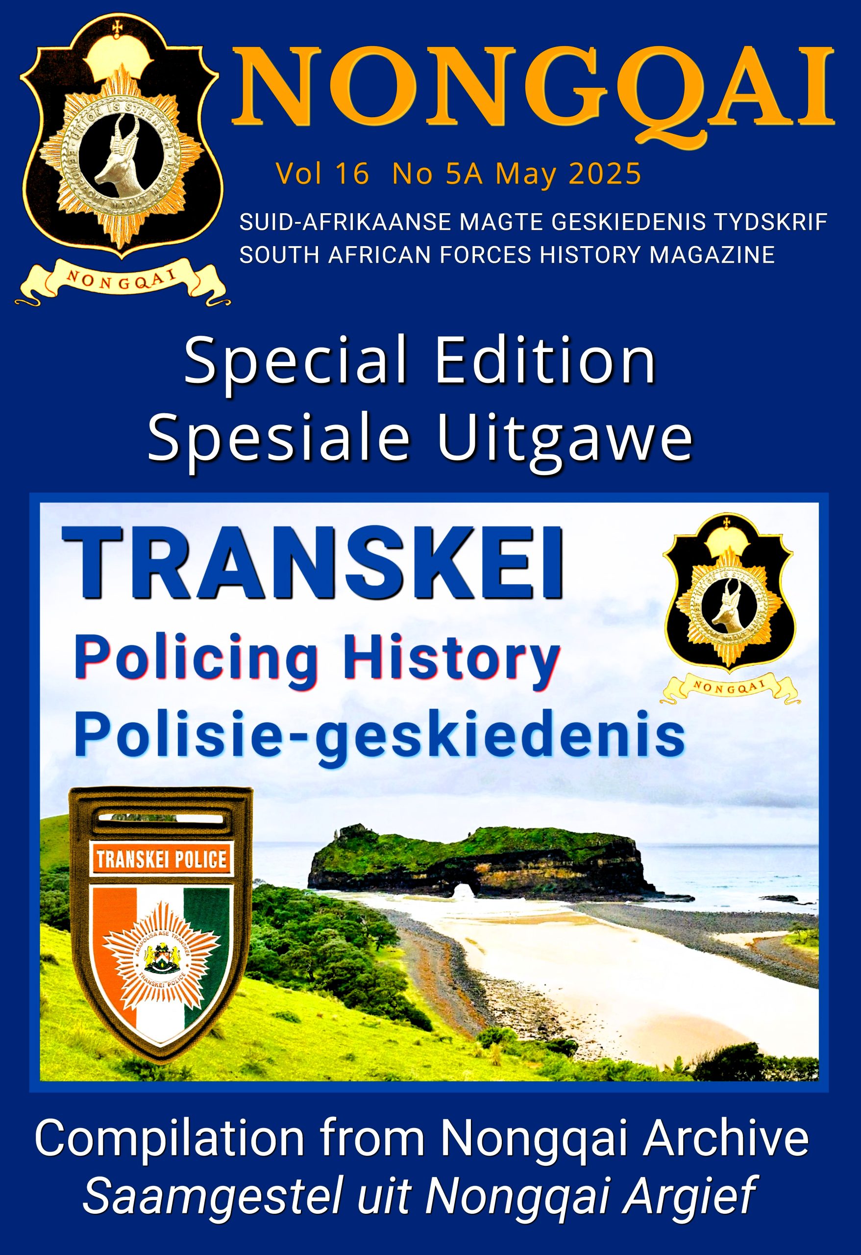 Nogqai Vol16 No5A Transkei Nongqai cover Vol16 No5A Transkei policing history