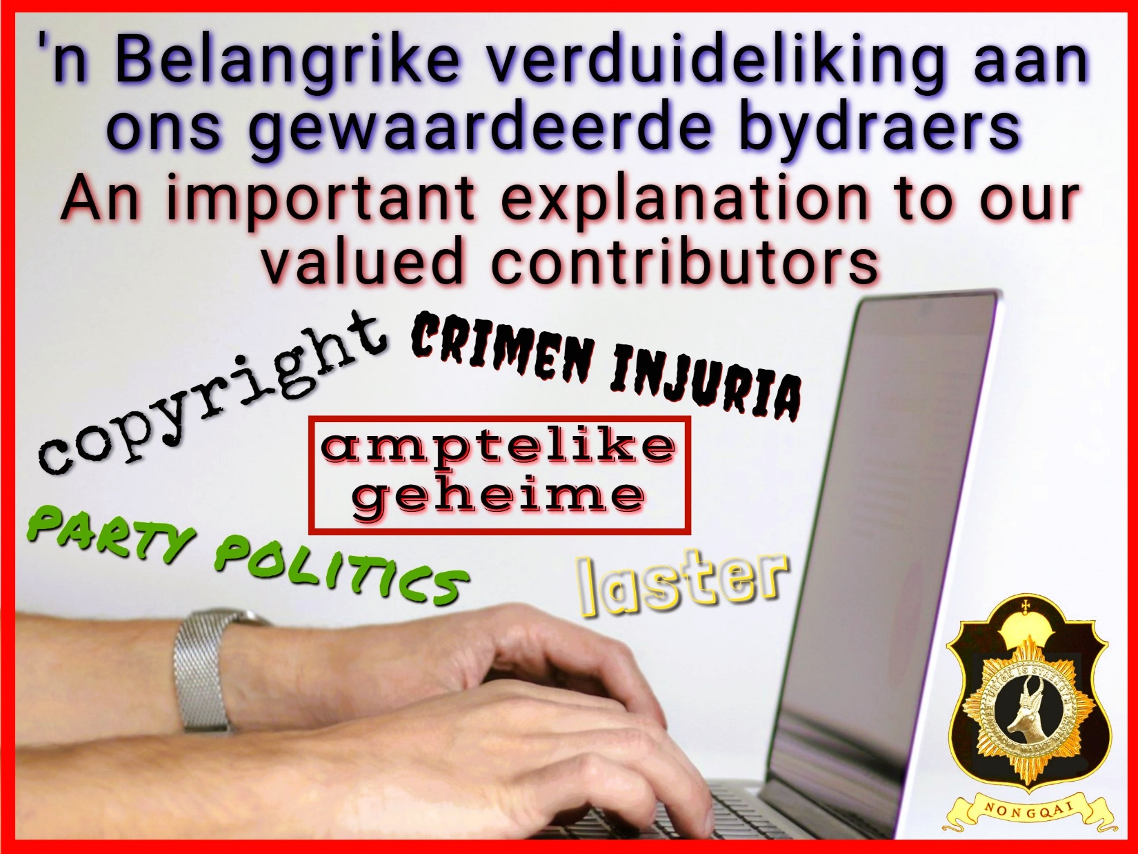 A person typing on a computer AI-generated content may be incorrect.