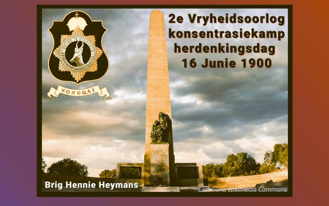 CONCENTRATION CAMP DAY: WE REMEMBER JUNE 16, 1900!