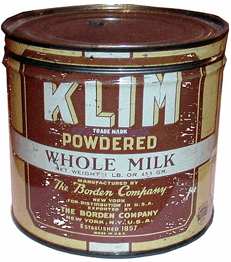 A close-up of a can of powdered milk AI-generated content may be incorrect.