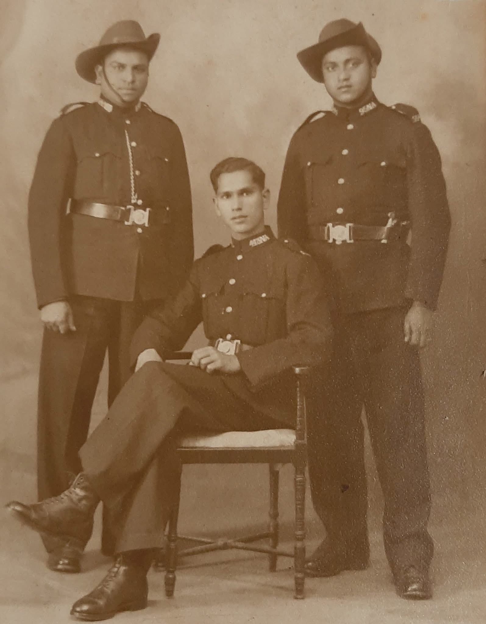 A group of men in military uniforms AI-generated content may be incorrect.