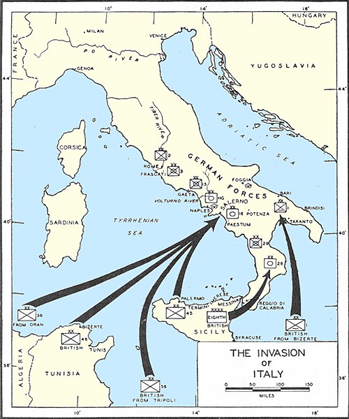 A map of italy with black arrows AI-generated content may be incorrect.