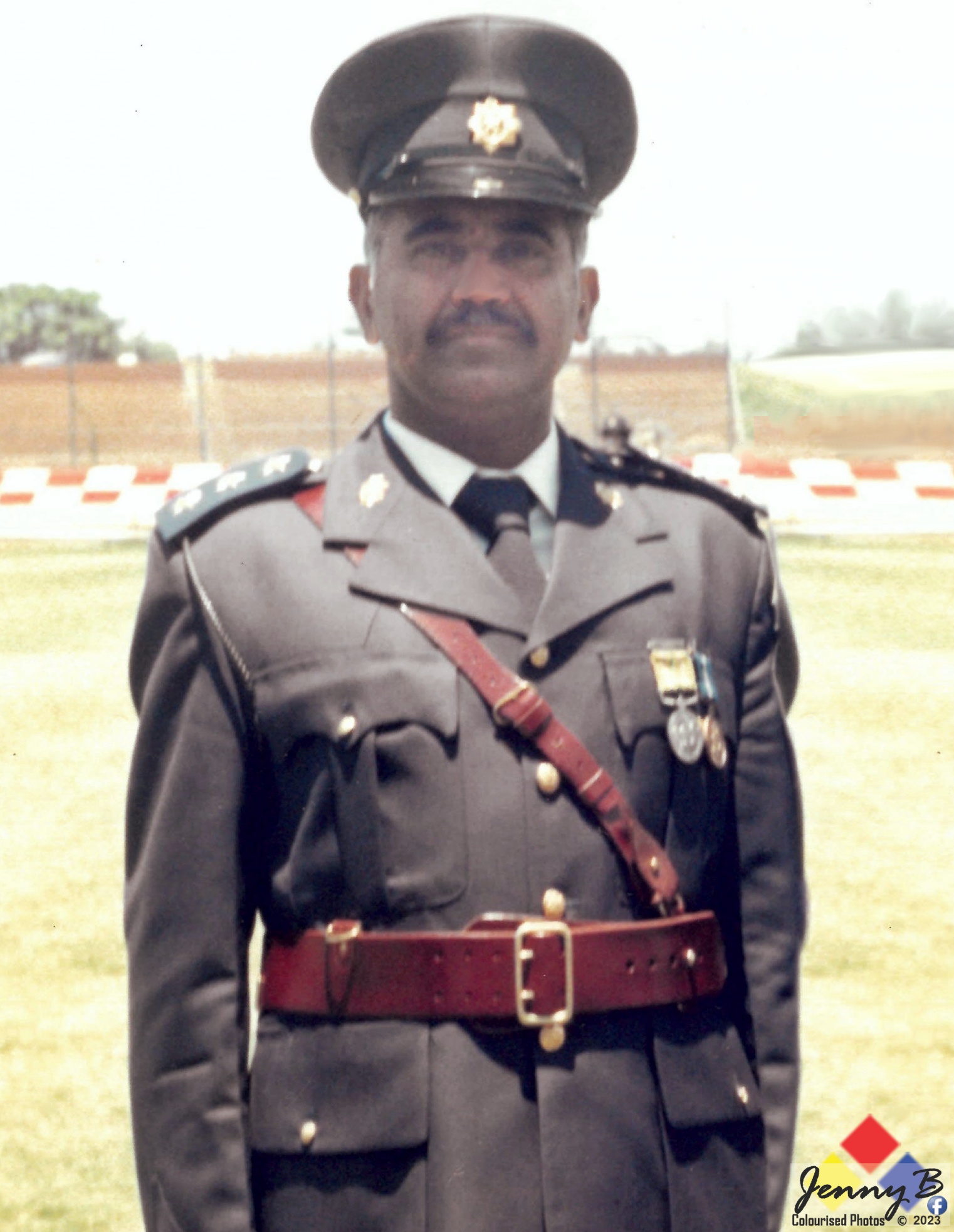 A person in a military uniform AI-generated content may be incorrect.