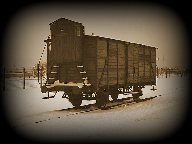 A train car on a snowy track AI-generated content may be incorrect.