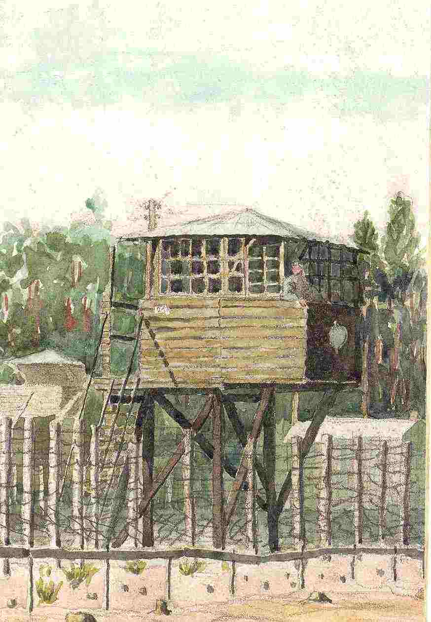 A wooden structure on a stilt platform Description automatically generated