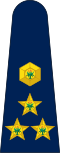 A blue tie with a yellow hexagon and a star

AI-generated content may be incorrect.