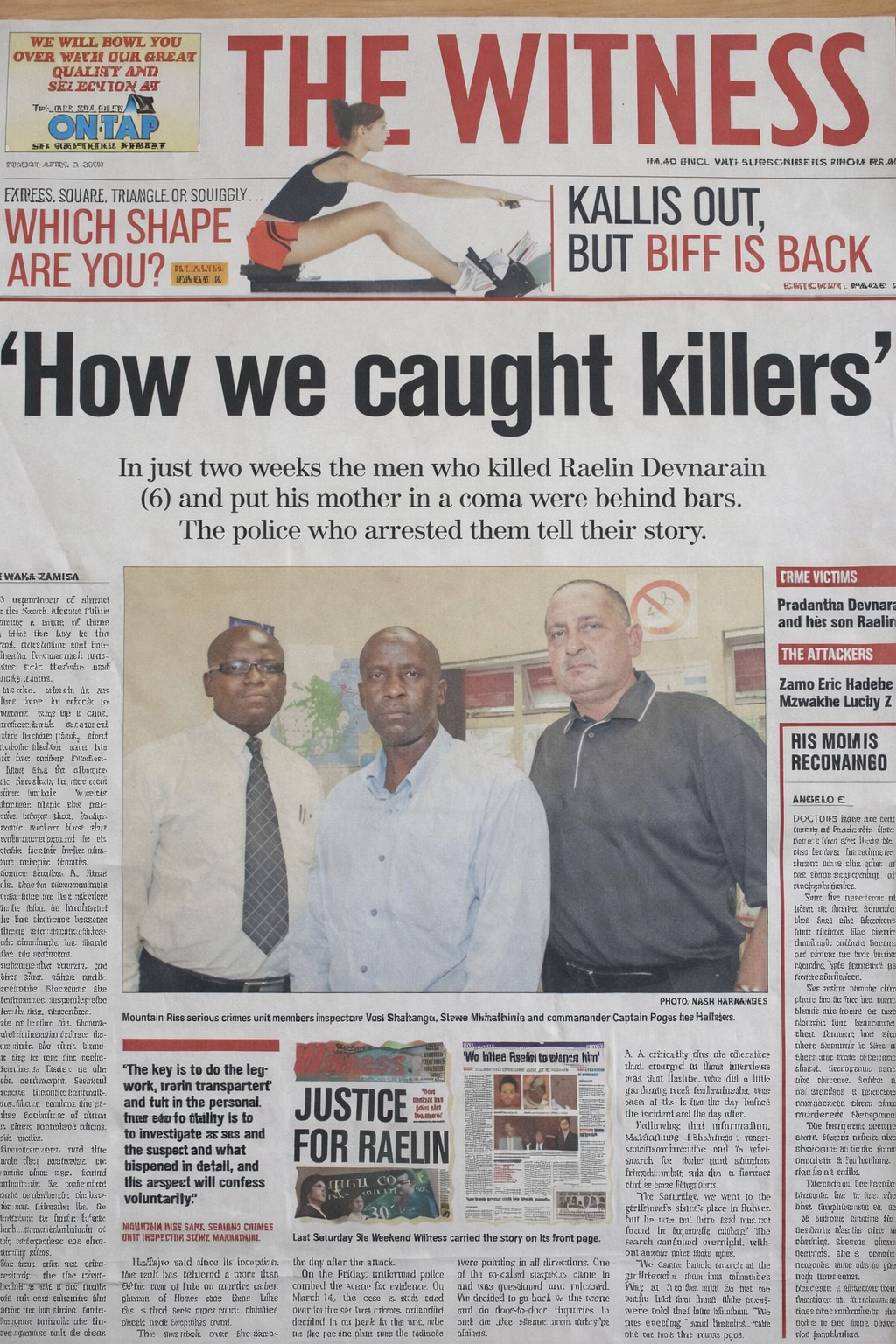 A newspaper with a group of men AI-generated content may be incorrect.