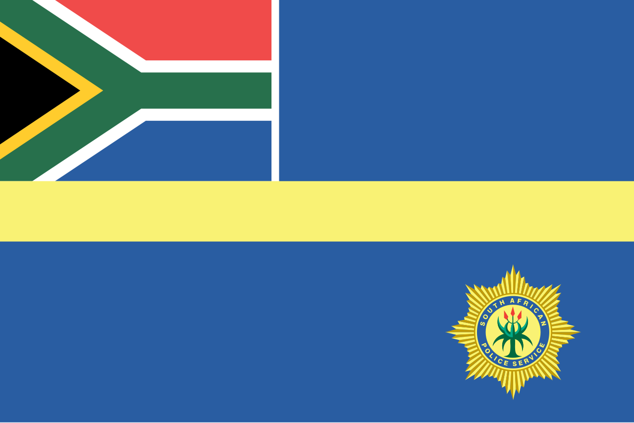 South African Police Service flag