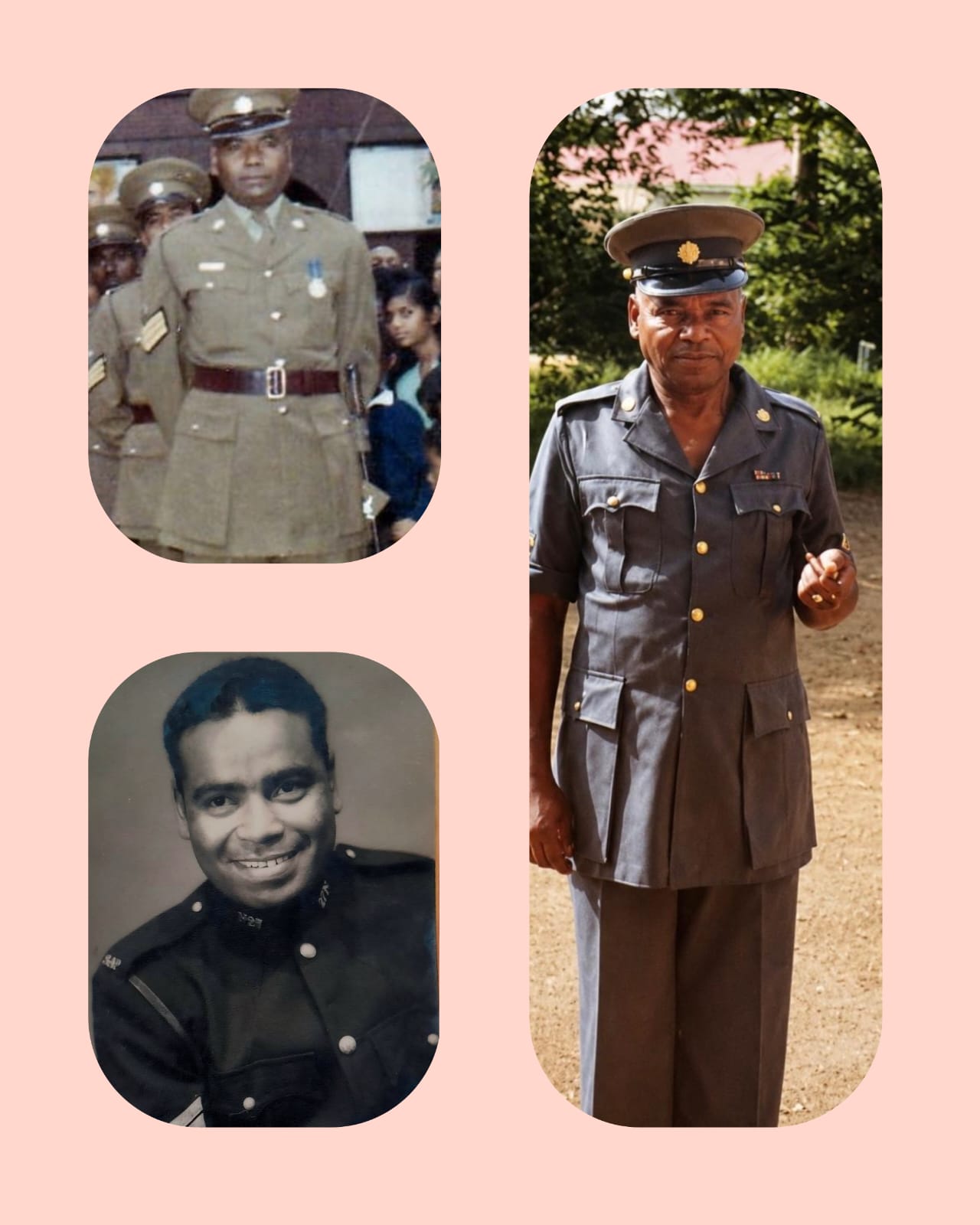 A collage of a person in a military uniform AI-generated content may be incorrect.