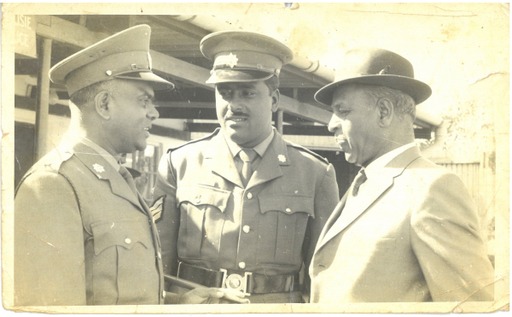 A group of men in military uniforms AI-generated content may be incorrect.