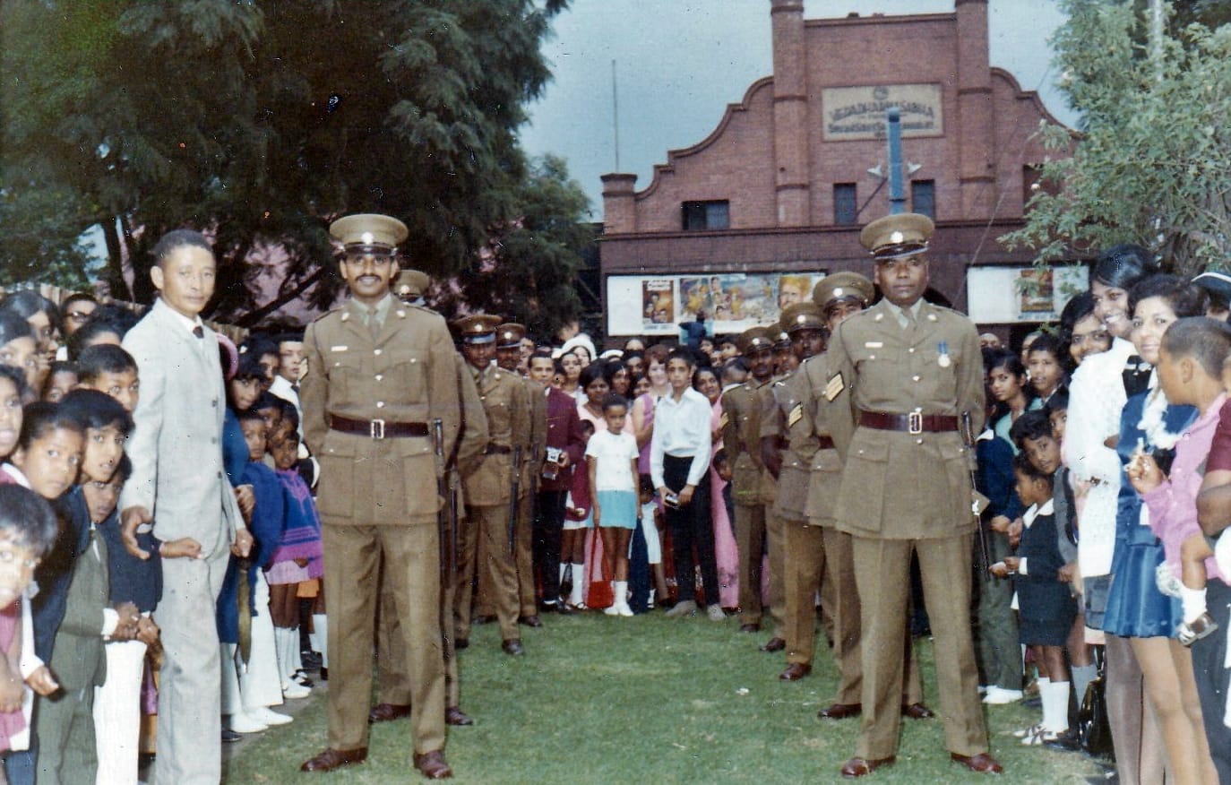 A group of people in military uniforms AI-generated content may be incorrect.