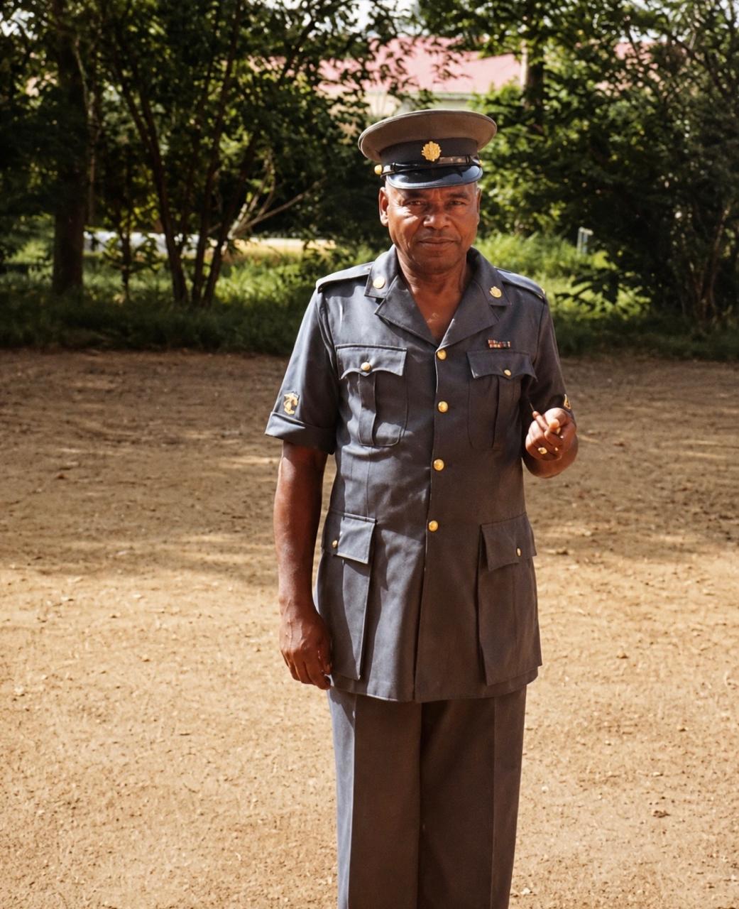 A person in a uniform AI-generated content may be incorrect.