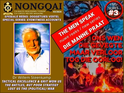 Nongqai Series The men Speak Dr Willem Steenkamp