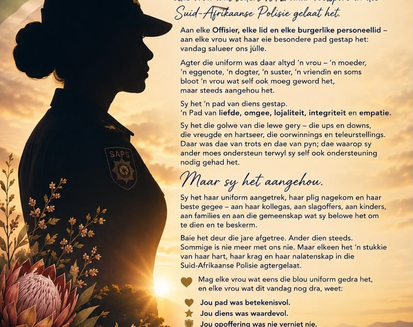 Nongqai Vol 17 No 8 – Vrouedag in die Polisie