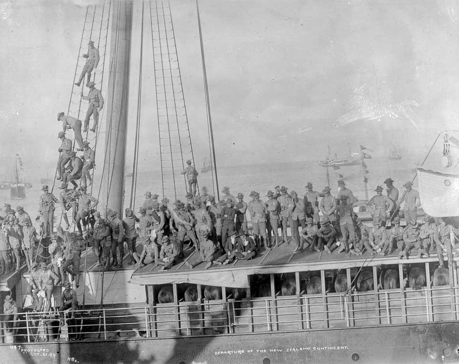Departure of First Contingent
