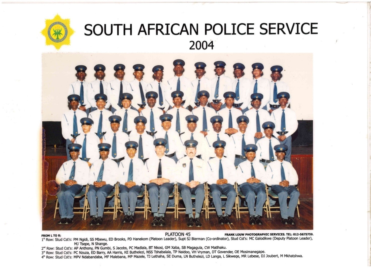 A group of police officers posing for a photo AI-generated content may be incorrect.